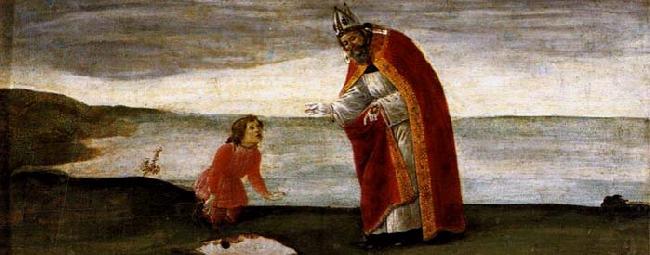 Vision of St Augustine, BOTTICELLI, Sandro